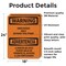 Signmission Employees Only Beyond This Point Bilingual OSHA Warning Sign, Vinyl Decal, 18in W x 24in L, 2PK OS-2PACK-WS-D-1824-L-12598 - alternate 3